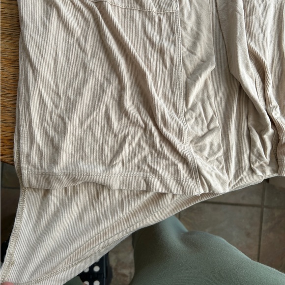 Long Open Ribbed Cardigan - S - Picture 4 of 5